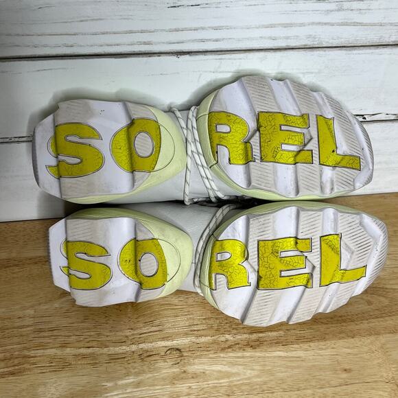 Sorel Kintic Impact Lace Sneakers Stone Moonstone Shoe Size 11 - Picture 8 of 11